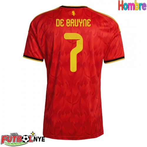 Camiseta Bélgica Kevin De Bruyne #7 Primera Equipación Mundial 2026 manga corta
